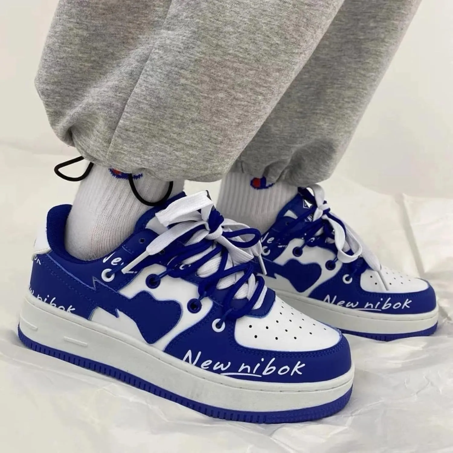 Love Heart Letter Print Platform Fashion Sneakers Skate Shoes Gifts Aesthetic Casual Chunky Shoes for Women