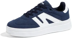 LUCKY STEP Boys Girls Platform Sneakers Fashion Casual Non Slip Walking Shoes Classic Retro Tennis Sneaker for Big Kids