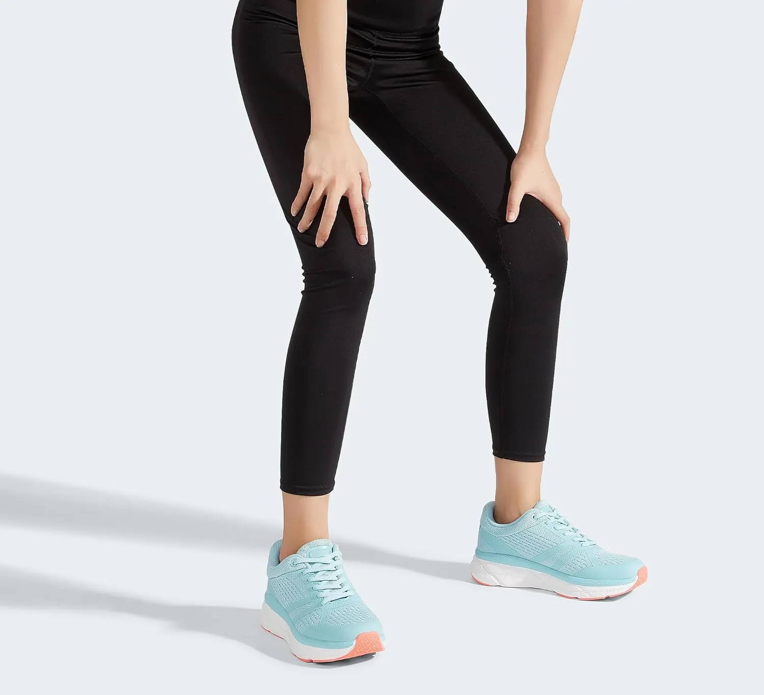 LUCKY STEP Women Walking Running Shoes Comfortable Hiking Shoes Breathable Non Slip Chunky Tennis Cross Training Workout Athletic Gym Sneakers