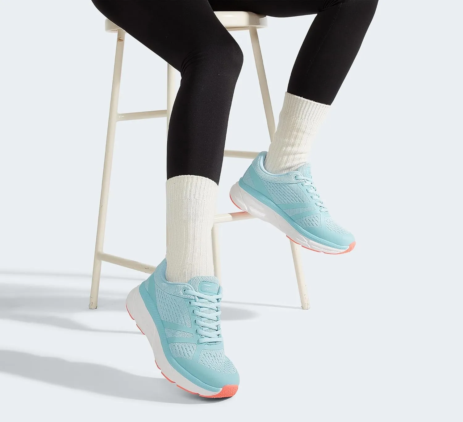 LUCKY STEP Women Walking Running Shoes Comfortable Hiking Shoes Breathable Non Slip Chunky Tennis Cross Training Workout Athletic Gym Sneakers