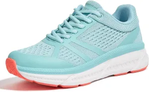 LUCKY STEP Women Walking Running Shoes Comfortable Hiking Shoes Breathable Non Slip Chunky Tennis Cross Training Workout Athletic Gym Sneakers