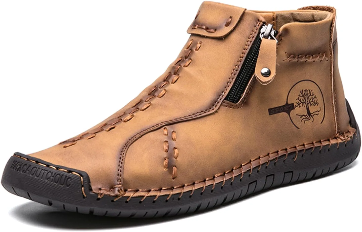 Medieval Boots Leather Renaissance Outdoor Casual Fashion Zipper Slip On Boots for Women Blue Green