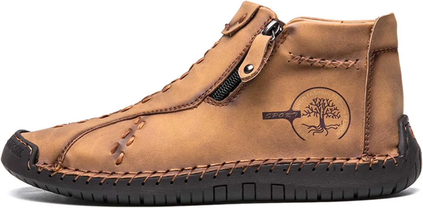 Medieval Boots Leather Renaissance Outdoor Casual Fashion Zipper Slip On Boots for Women Blue Green