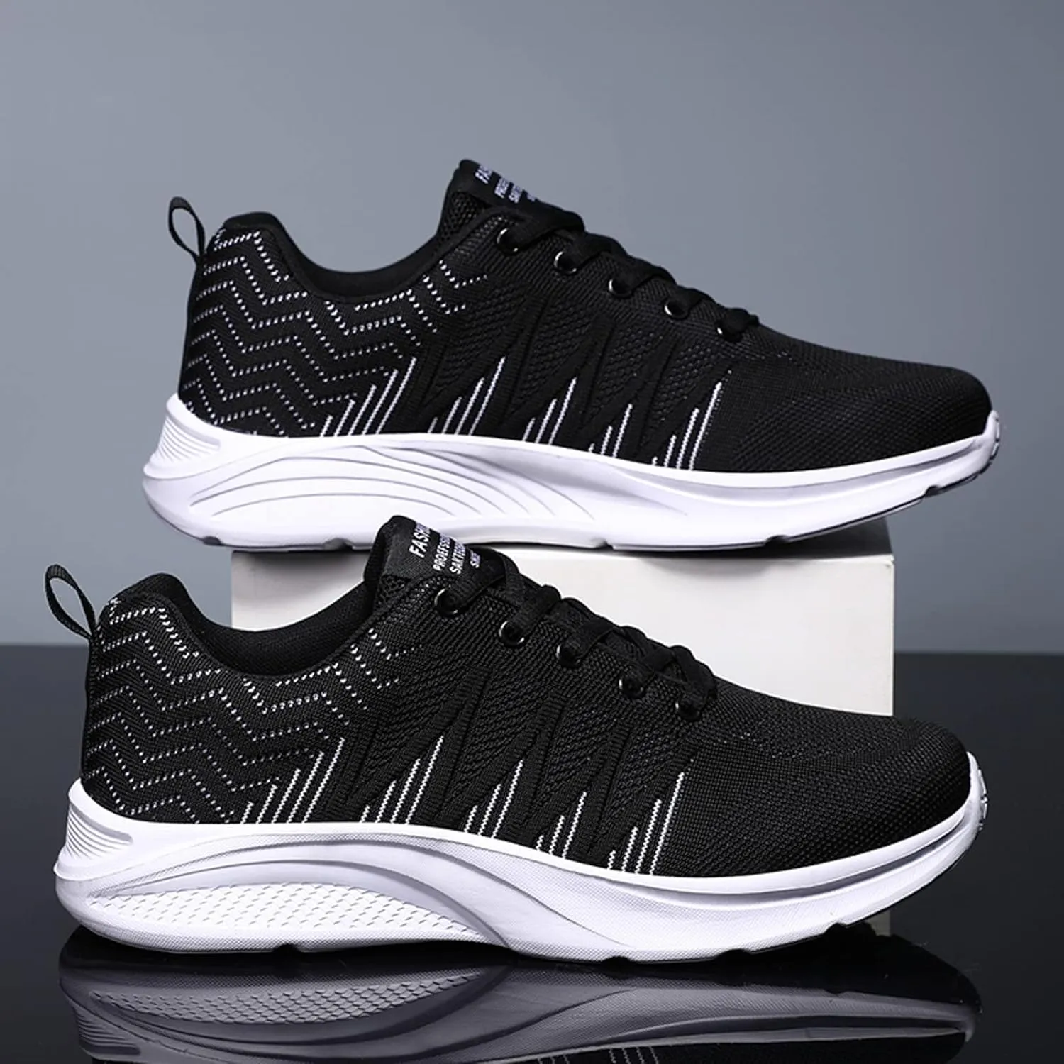 Men Sneakers Fashion Summer New Pattern Mesh Breathable Comfortable Non Slip Four Seasons Casual Tops Mens Sneaker