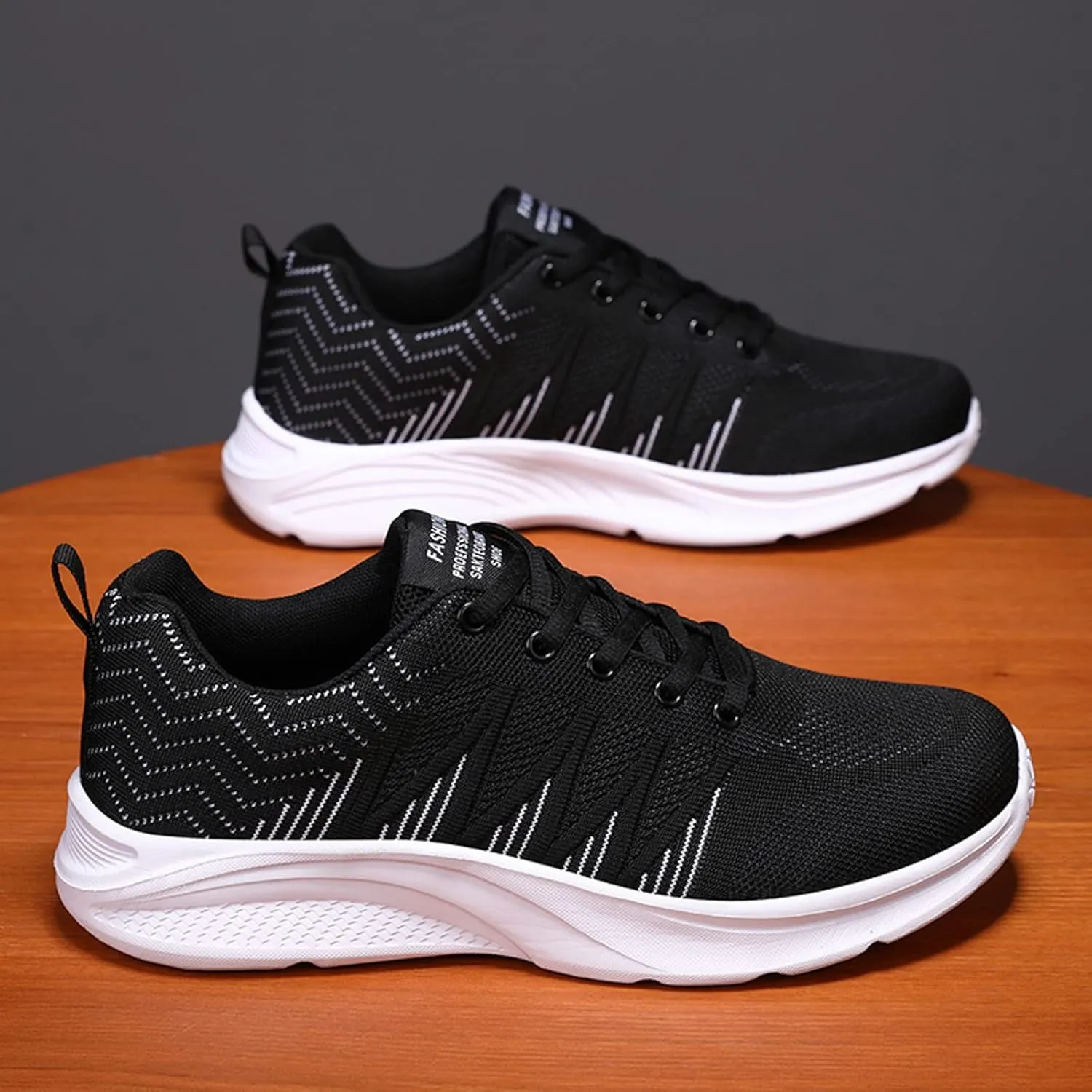 Men Sneakers Fashion Summer New Pattern Mesh Breathable Comfortable Non Slip Four Seasons Casual Tops Mens Sneaker
