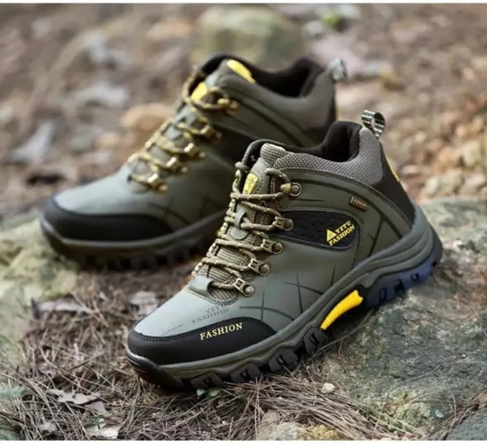 Men Winter Snow Boots Water Resistant Warm Fur Lined Anti Slip Waterproof Hiking Work Work Ankle Shoes Casual Lightweight Hiking Outdoor Trekking Boot snow boots for men