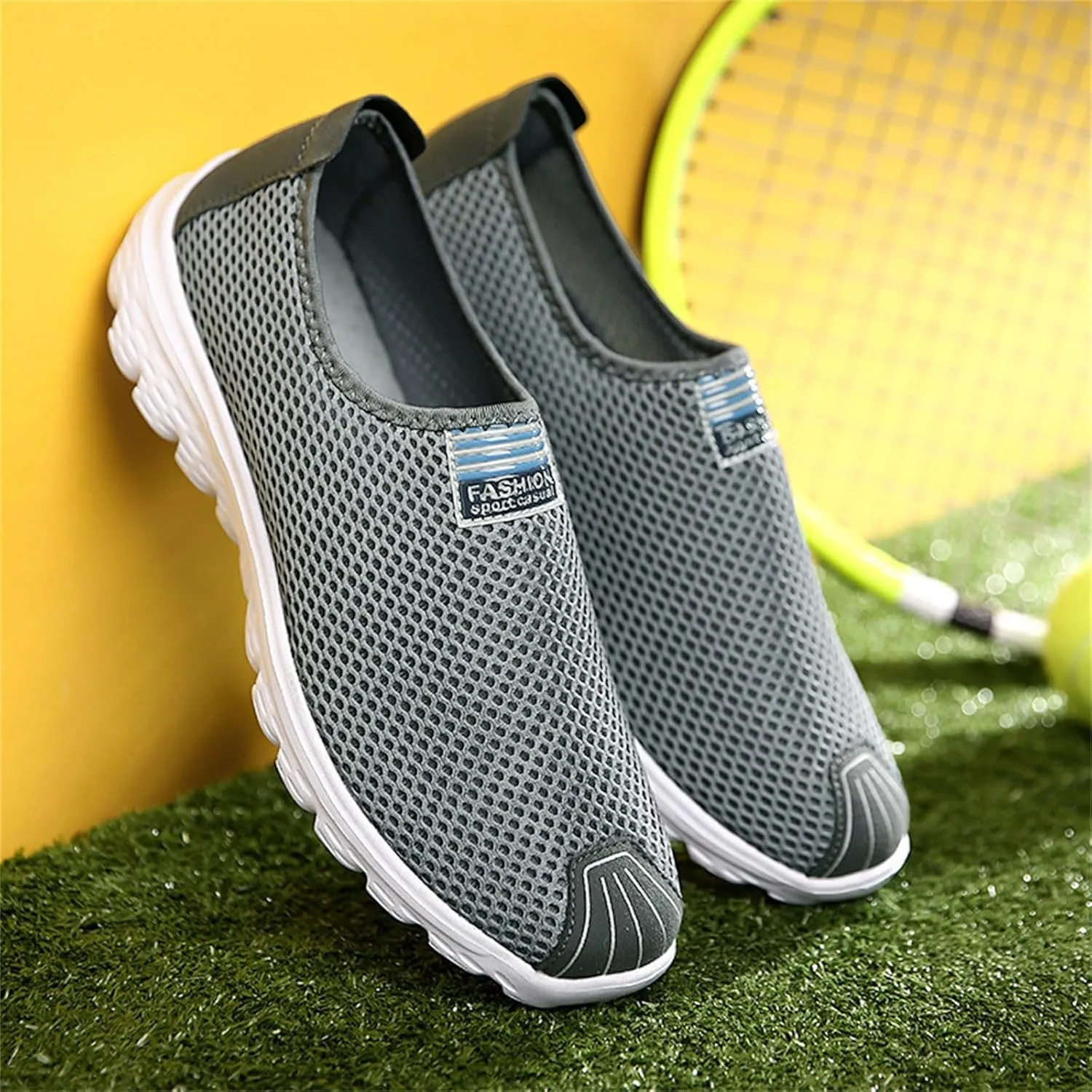 Mens Athletic Shoes Men's Fashion Sneakers Tennis Shoe for Men Slip on Shoe for Men Sport Mesh Sneaker