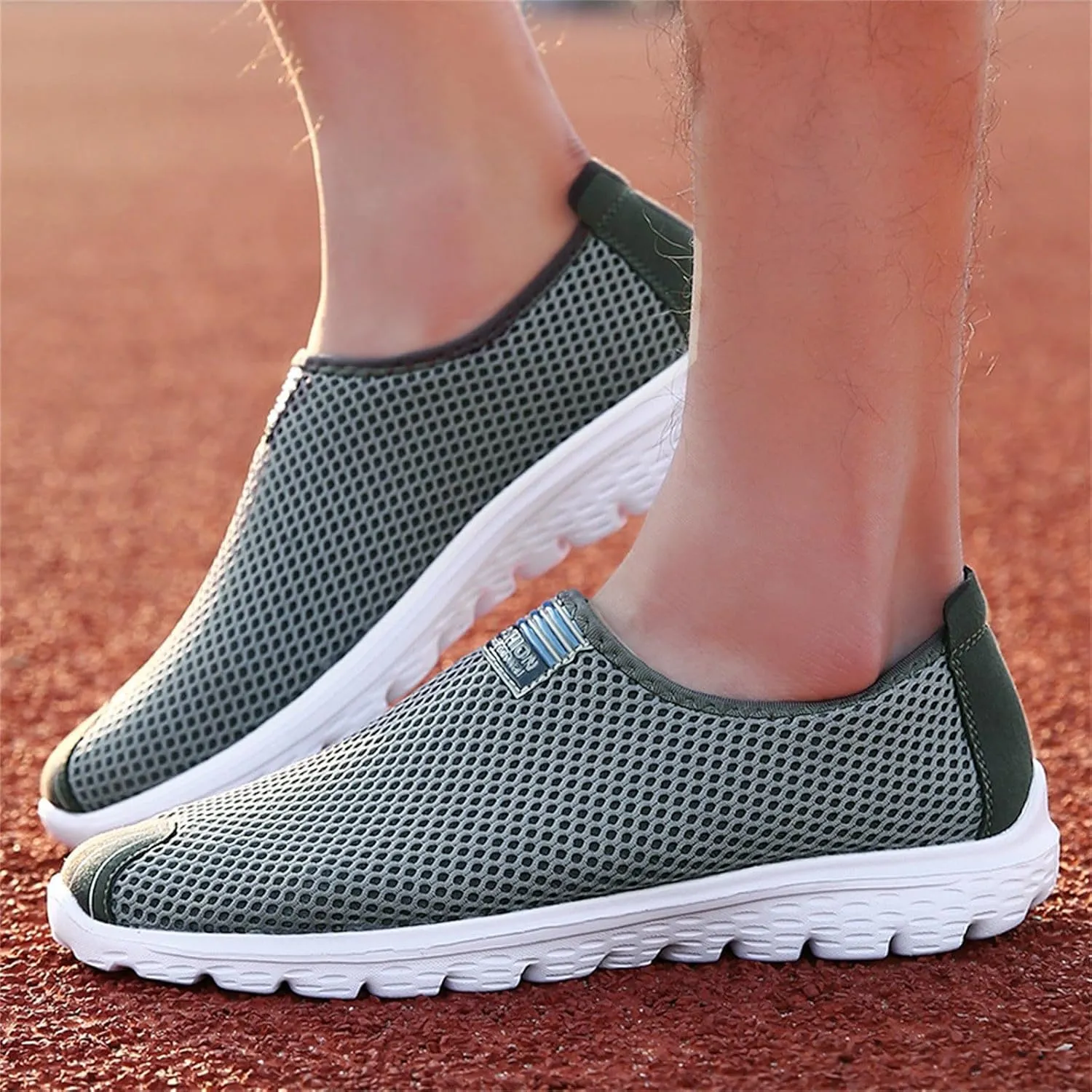 Mens Athletic Shoes Men's Fashion Sneakers Tennis Shoe for Men Slip on Shoe for Men Sport Mesh Sneaker
