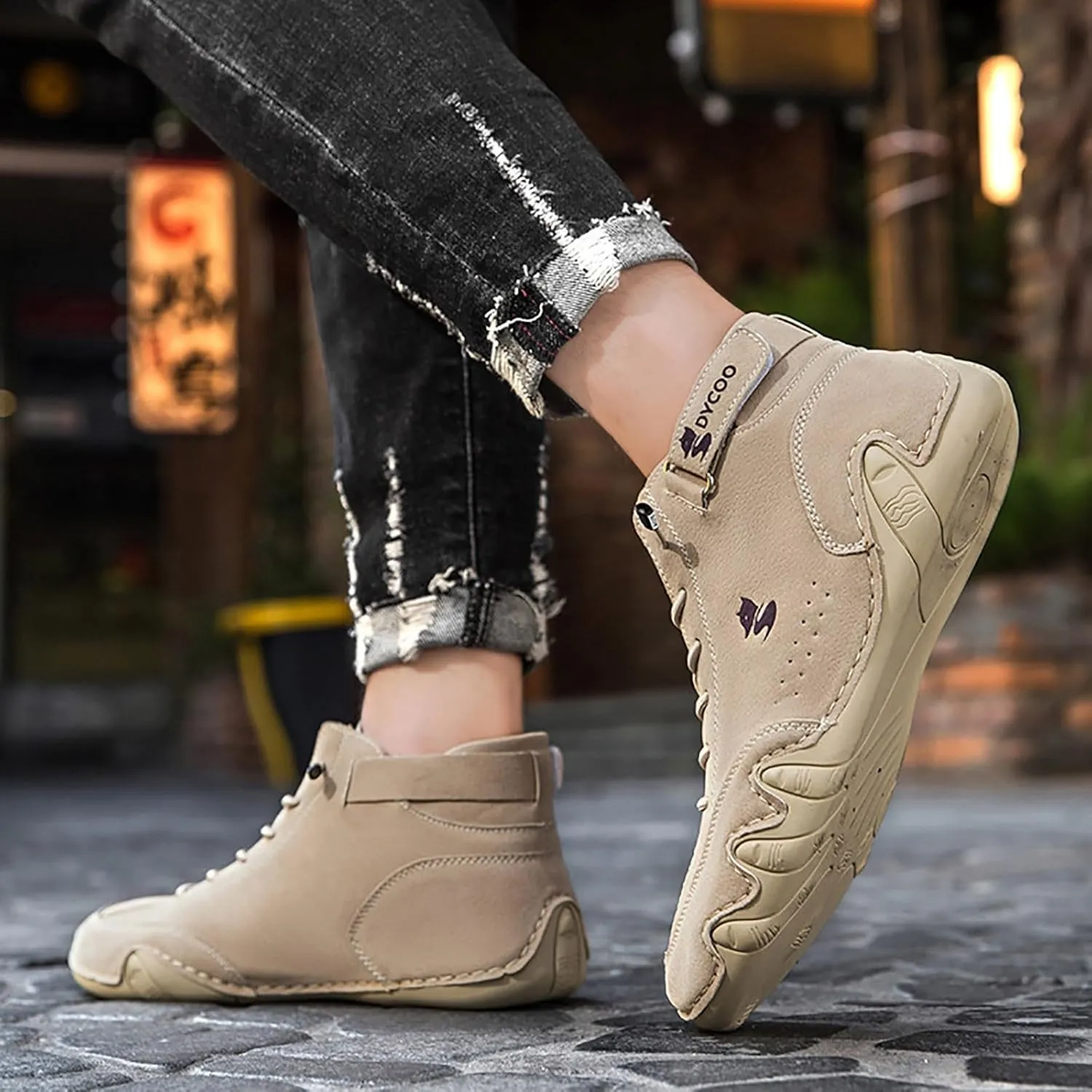 Men's Casual Shoes Daily Wear Stylish Closed Toe Design Versatile Footwear All Season Comfortable Flat Shoes