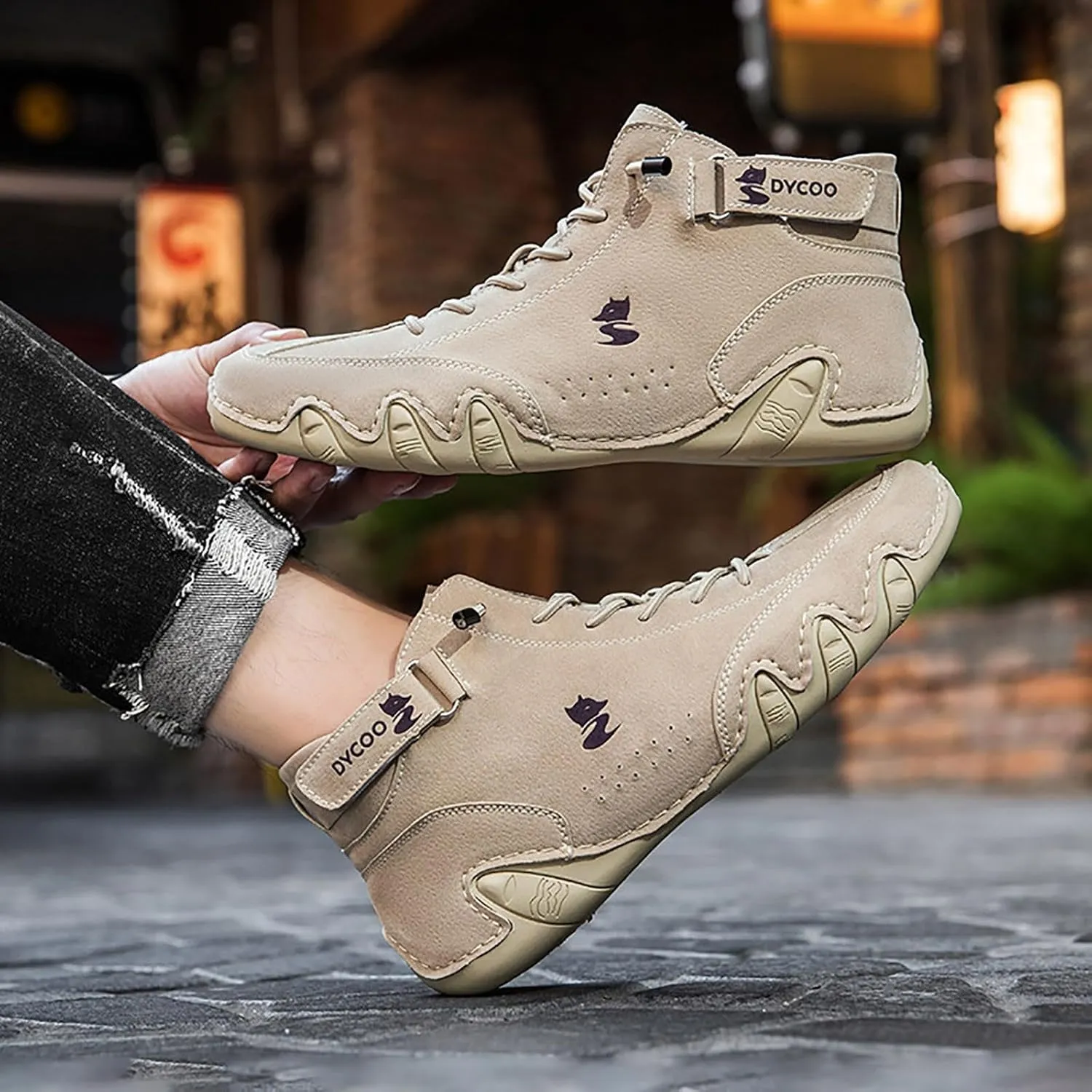 Men's Casual Shoes Daily Wear Stylish Closed Toe Design Versatile Footwear All Season Comfortable Flat Shoes