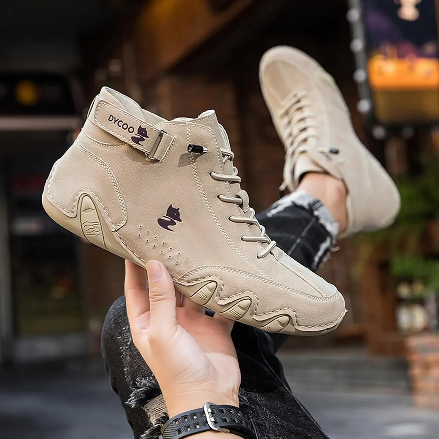 Men's Casual Shoes Daily Wear Stylish Closed Toe Design Versatile Footwear All Season Comfortable Flat Shoes