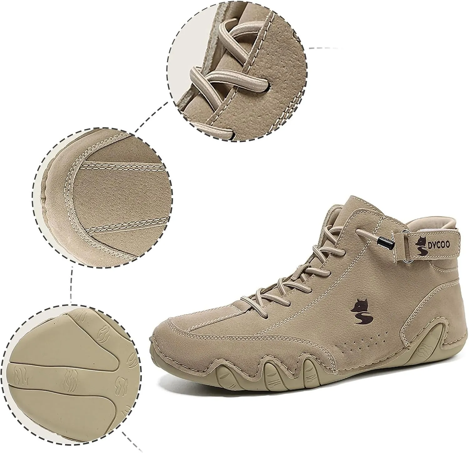 Men's Casual Shoes Daily Wear Stylish Closed Toe Design Versatile Footwear All Season Comfortable Flat Shoes