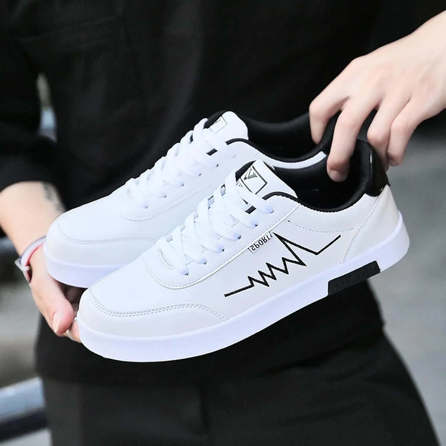 Mens Casual Shoes Golf Low Top Running Classic Comfortable Driving Mens Workout Sneaker