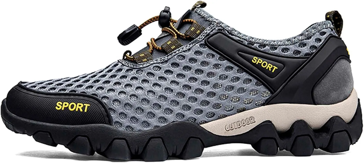 Men's Casual Walking Sandals Non-slip Off-road Hiking Shoes Beach Swimming Fishing Quick Drying Water Shoes Men's Summer Sandals