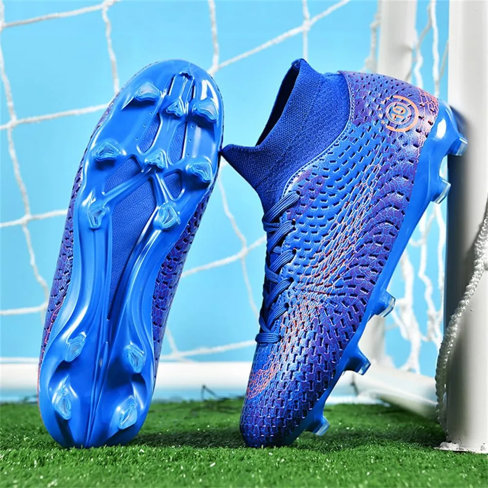 Men's Football Boots Spikes High Top Unisex Outdoor/Indoor Training Sneakers - Lawn Outdoor Youth Football Boots