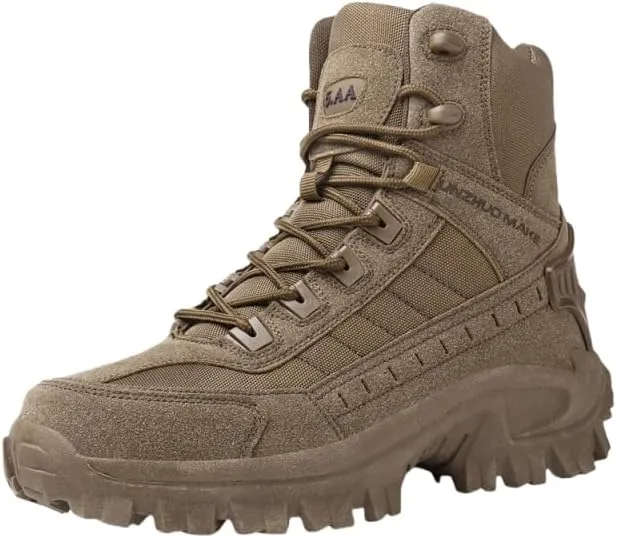 Men's Large Size Outdoor Jungle Hiking Boots, Desert Waterproof Tactical Hiking Shoes