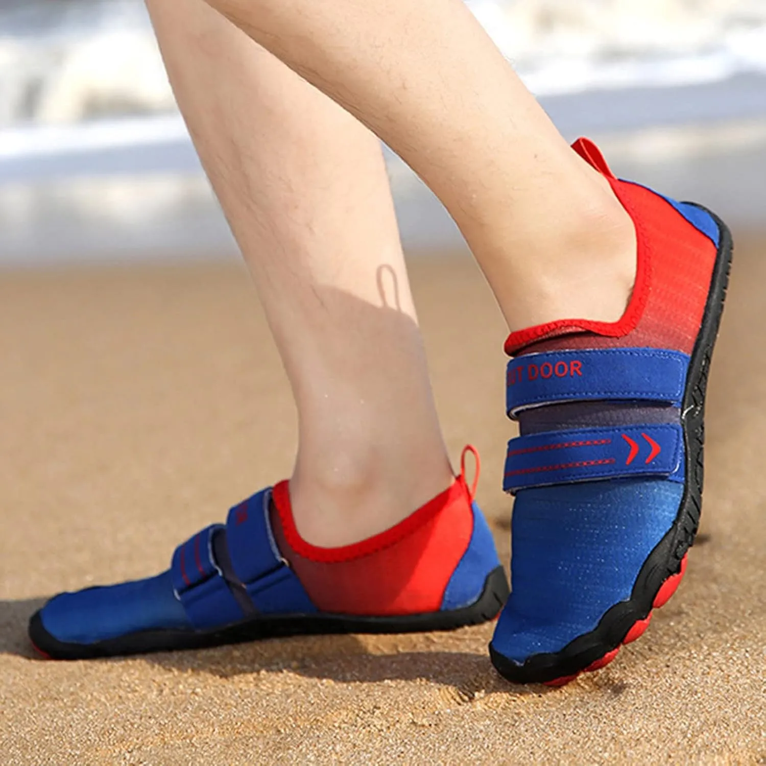 Mens Outdoor Wading Shoes Hiking Footwear Barefoot Quick-Dry Water Sports Shoes for Diving Boating Surfing