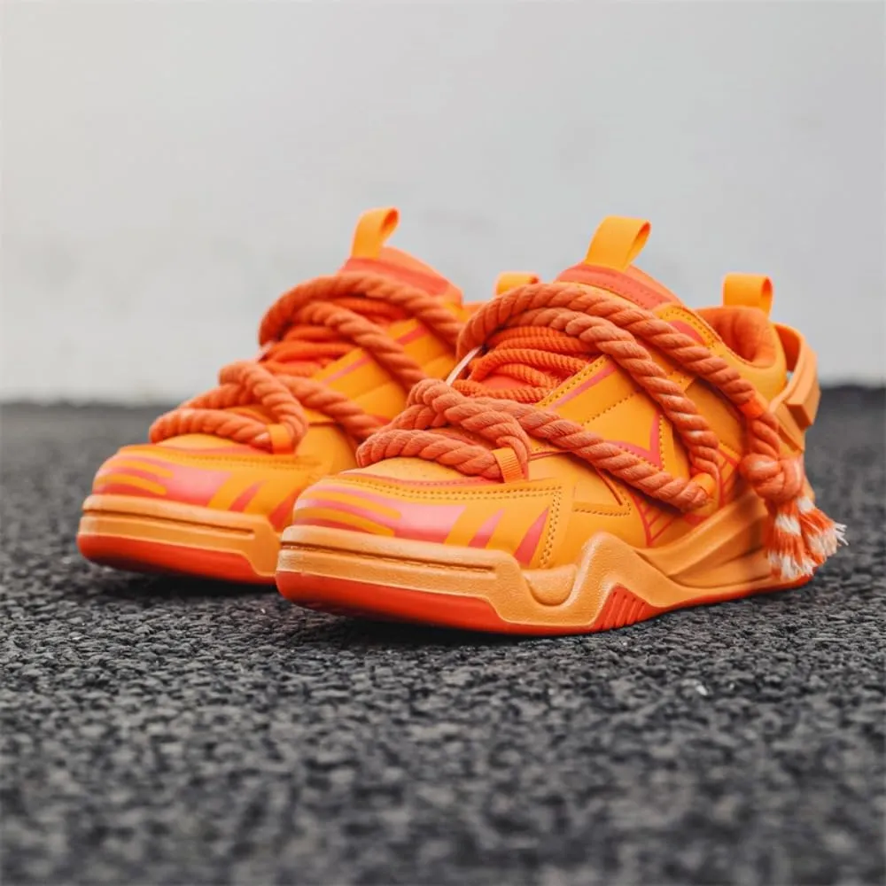Men's Trendy Stylish Sneakers, Comfortable Wear-Resistant Skateboard Shoes for All Seasons, Street Style Footwear
