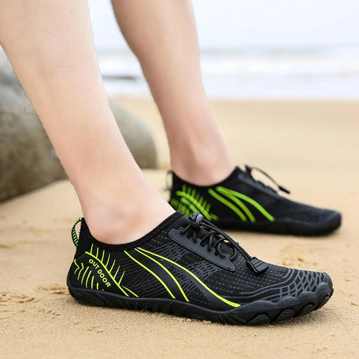 Mens Water Shoes Size 11 Wide Width Quick Drying Slip On Water Shoes Barefoot Cute Water Shoes for Women Summer Quick Dry Sandals Slippers for Pool Beach Surf Walk Water Yoga