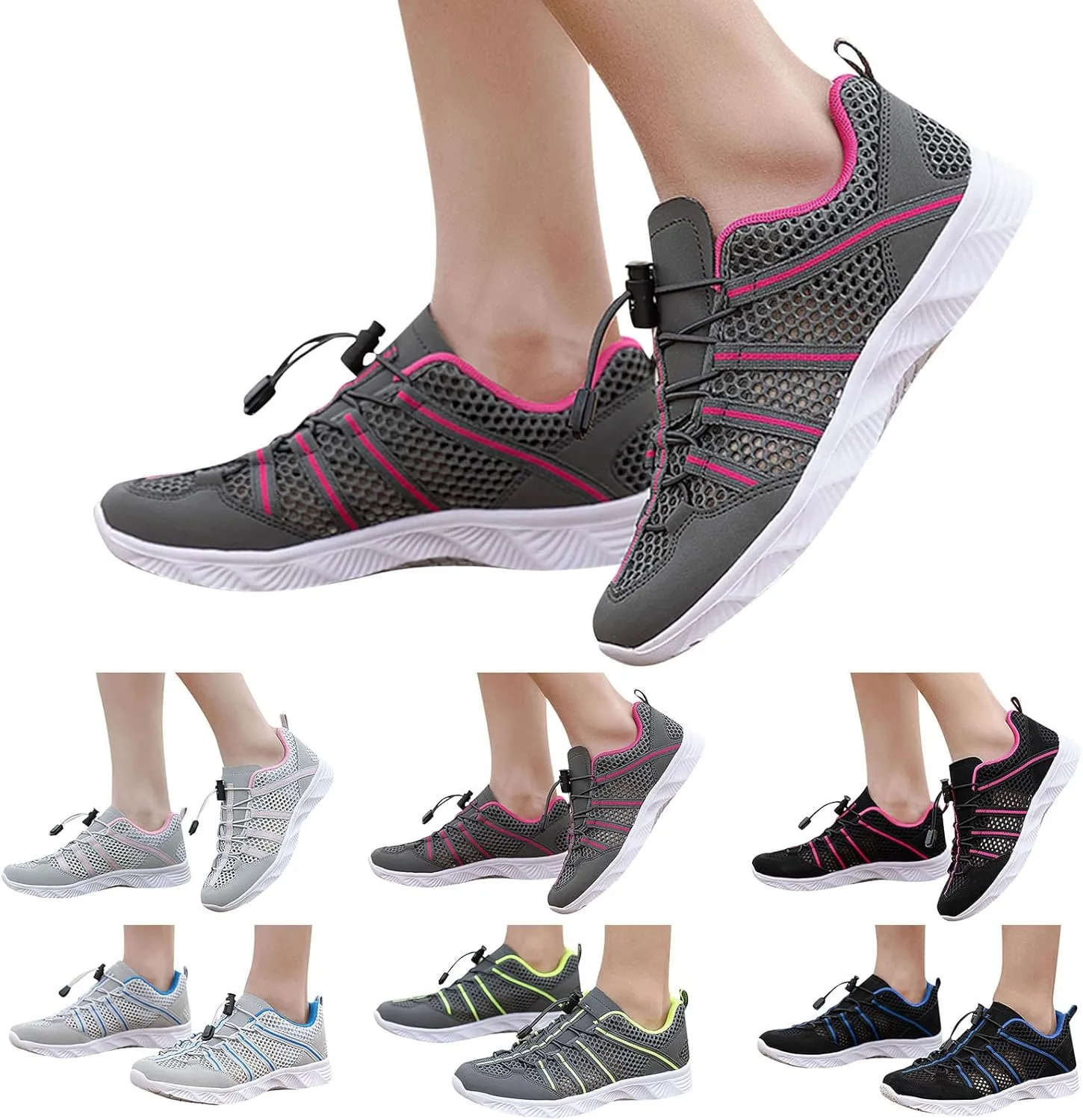 Mens Water Shoes Wide Feet Breathable Non Slip Athletic Water Shoes Barefoot Water Shoes Wide Width Women Barefoot Yoga Exercise Wear Sport Accessories for Boating Fishing Diving Surfing