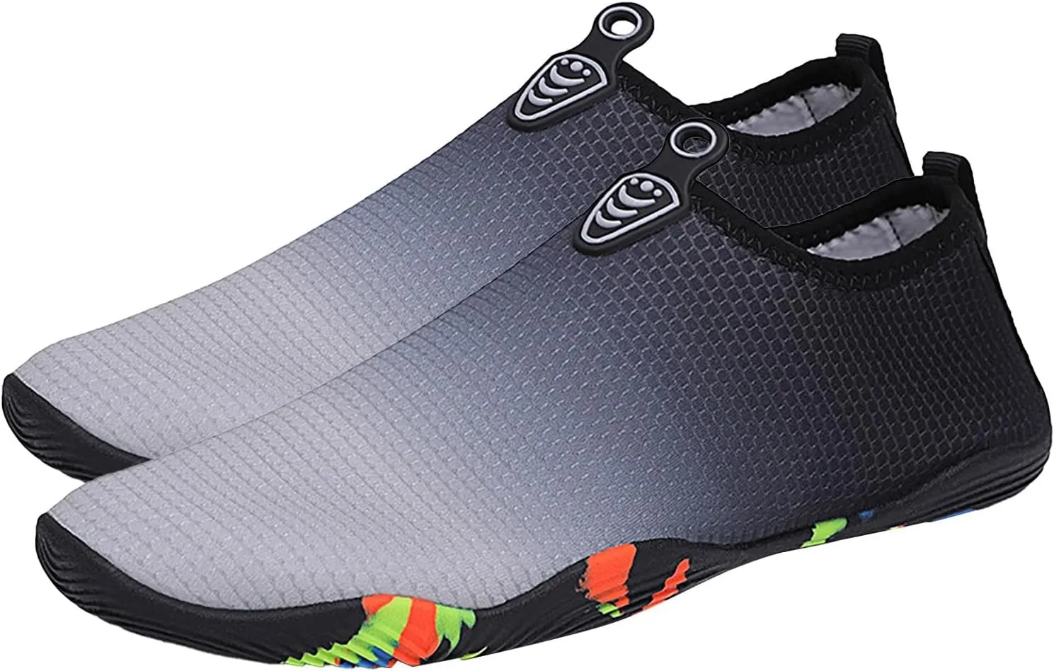 Mens Water Shoes Wide Width Breathable Barefoot Shoes Wide Feet Beach Sports Quick Dry for Boating Fishing Diving Surfing