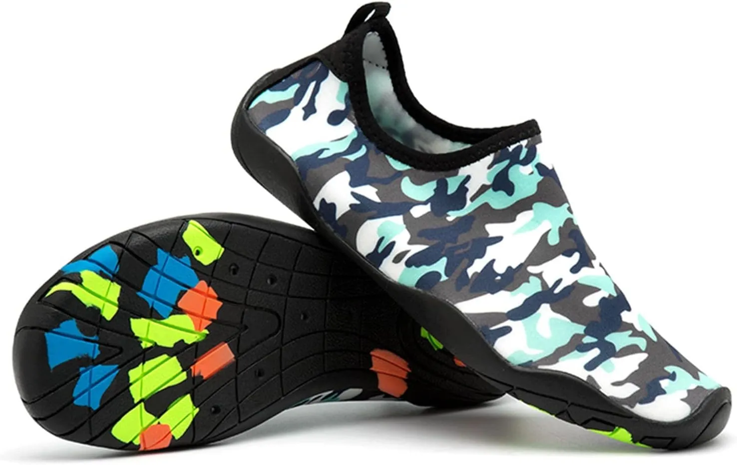 Mens Womens Quick Dry Water Shoes Barefoot Aqua Swim Beach Pool Shoes Lightweight Outdoor Sports Hiking Surf Yoga Exercise Footwear