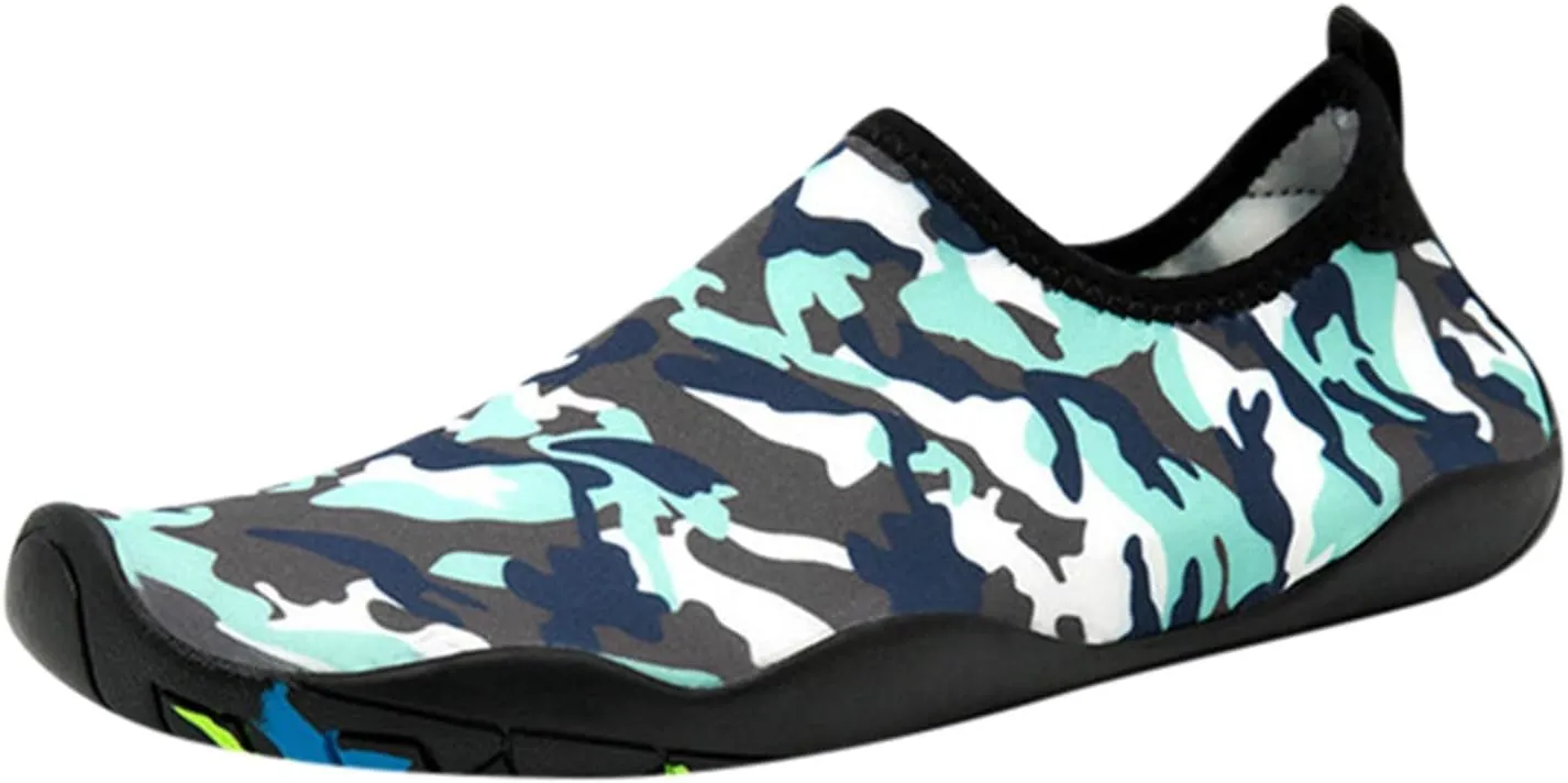 Mens Womens Quick Dry Water Shoes Barefoot Aqua Swim Beach Pool Shoes Lightweight Outdoor Sports Hiking Surf Yoga Exercise Footwear