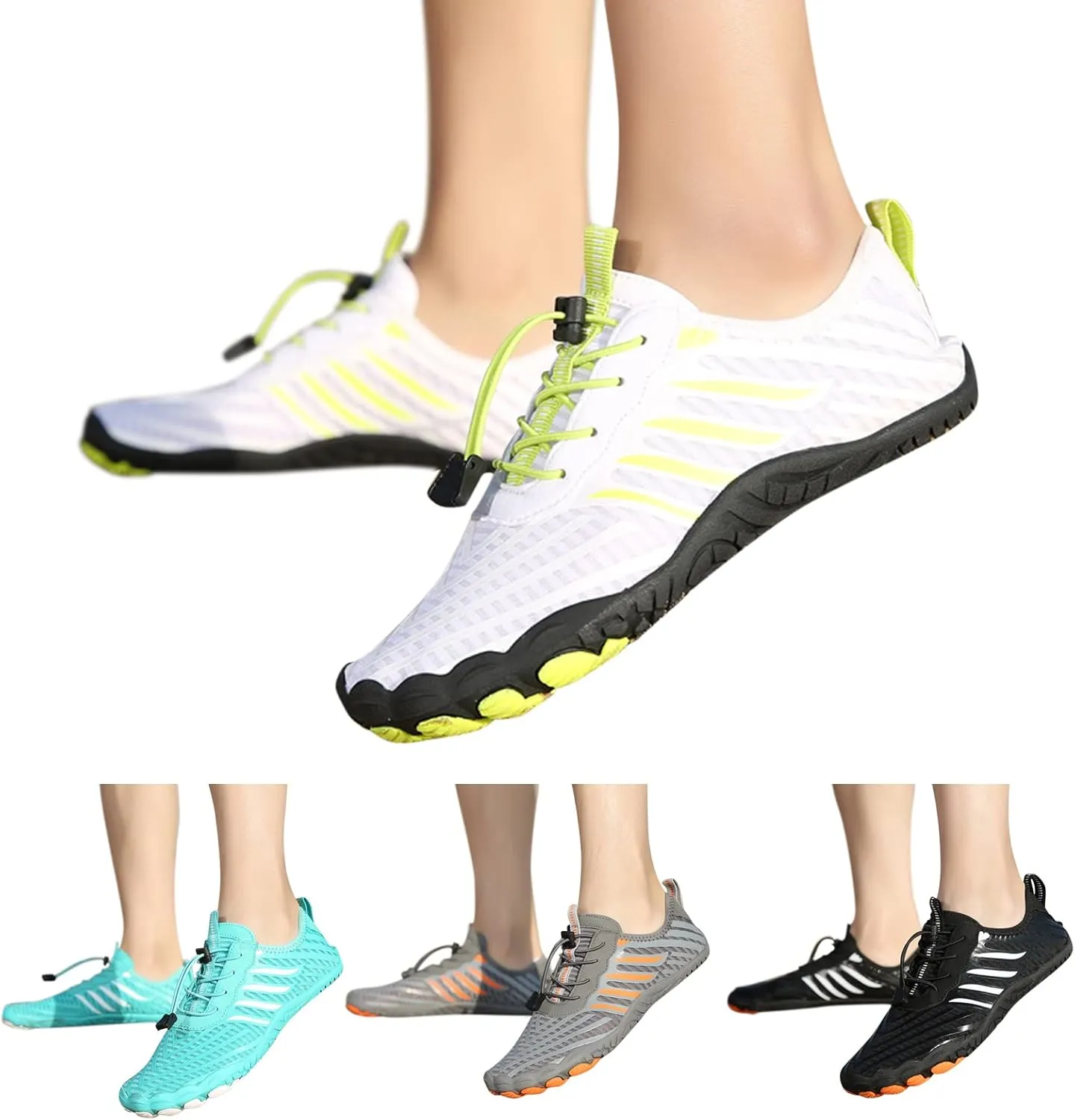 Mens Womens Quick Dry Water Shoes Barefoot Aqua Swim Beach Pool Surf Hiking Kayaking Boating Diving Yoga Outdoor Sport Shoes Lightweight
