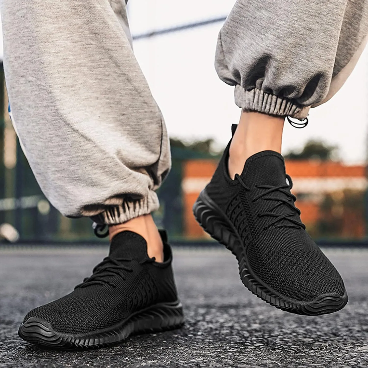 Mesh Color Breathable Soft Solid Men Bottom Shoes Up Fashion Casual Lace Sport Men's Shoes Sneaker