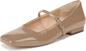 Milooey shoes Women's Closed Square Toe Mary Jane Flats Chunky Low Heels Adjustable Buckled Elegant Prom Party Formal Business Shoe Size 4-16 US