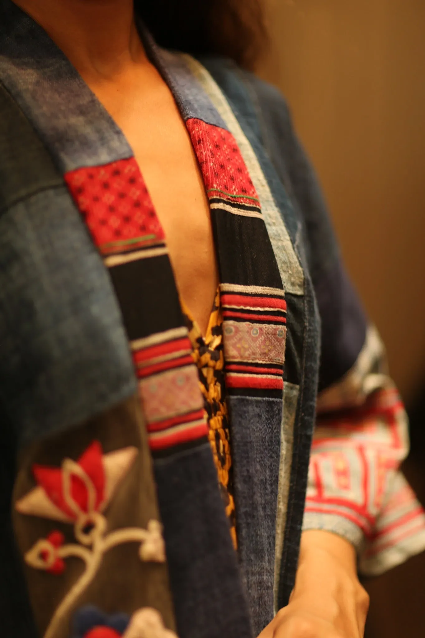 MISHA TRIBAL PATCHWORK KIMONO
