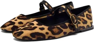 MRKEWUNEY Elegant Ballet Flats for Women Buckle Strap Mary Jane