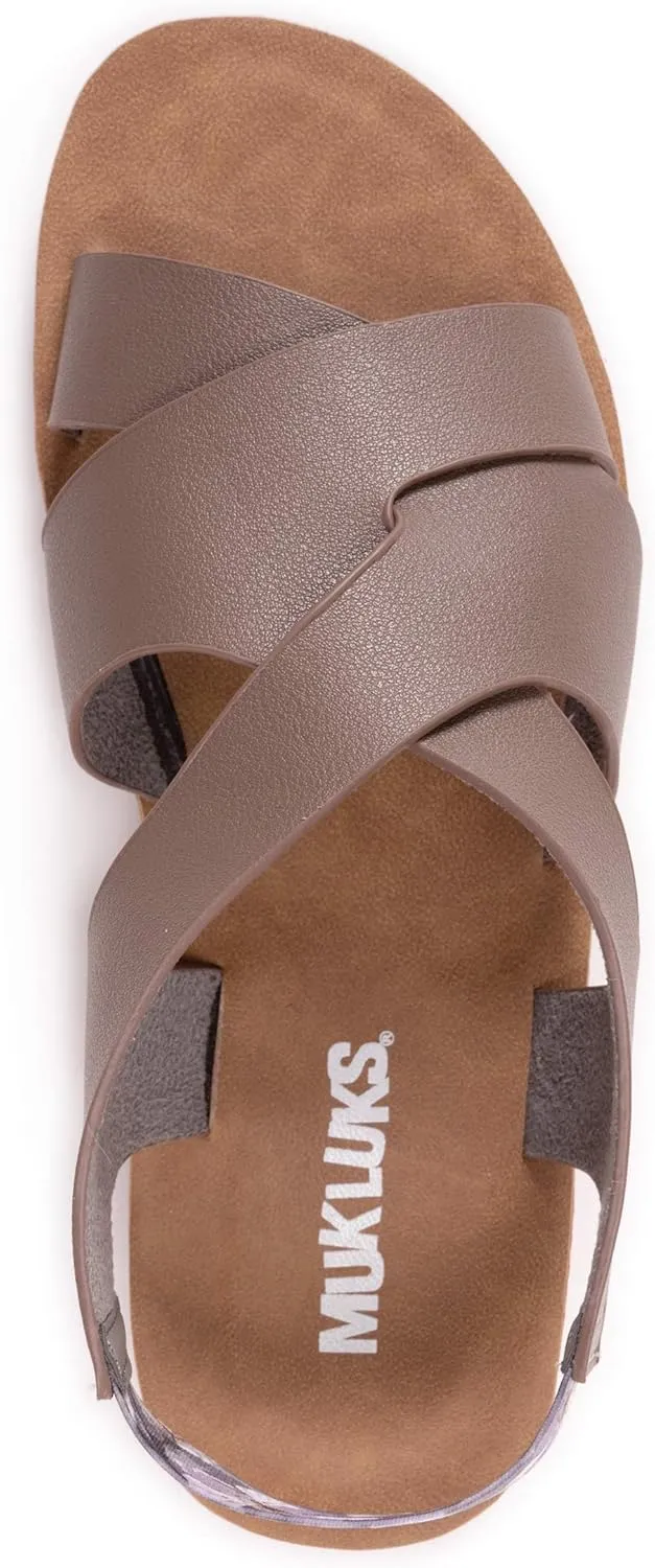 MUK LUKS Women's About Mary Sandal Flat