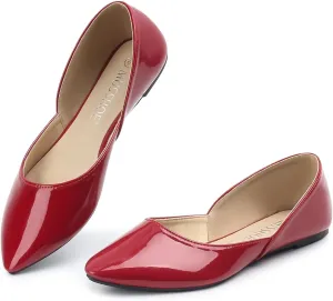MUSSHOE Flats Shoes Women Pointed Toe Flats for Women Elegant Women's Flats