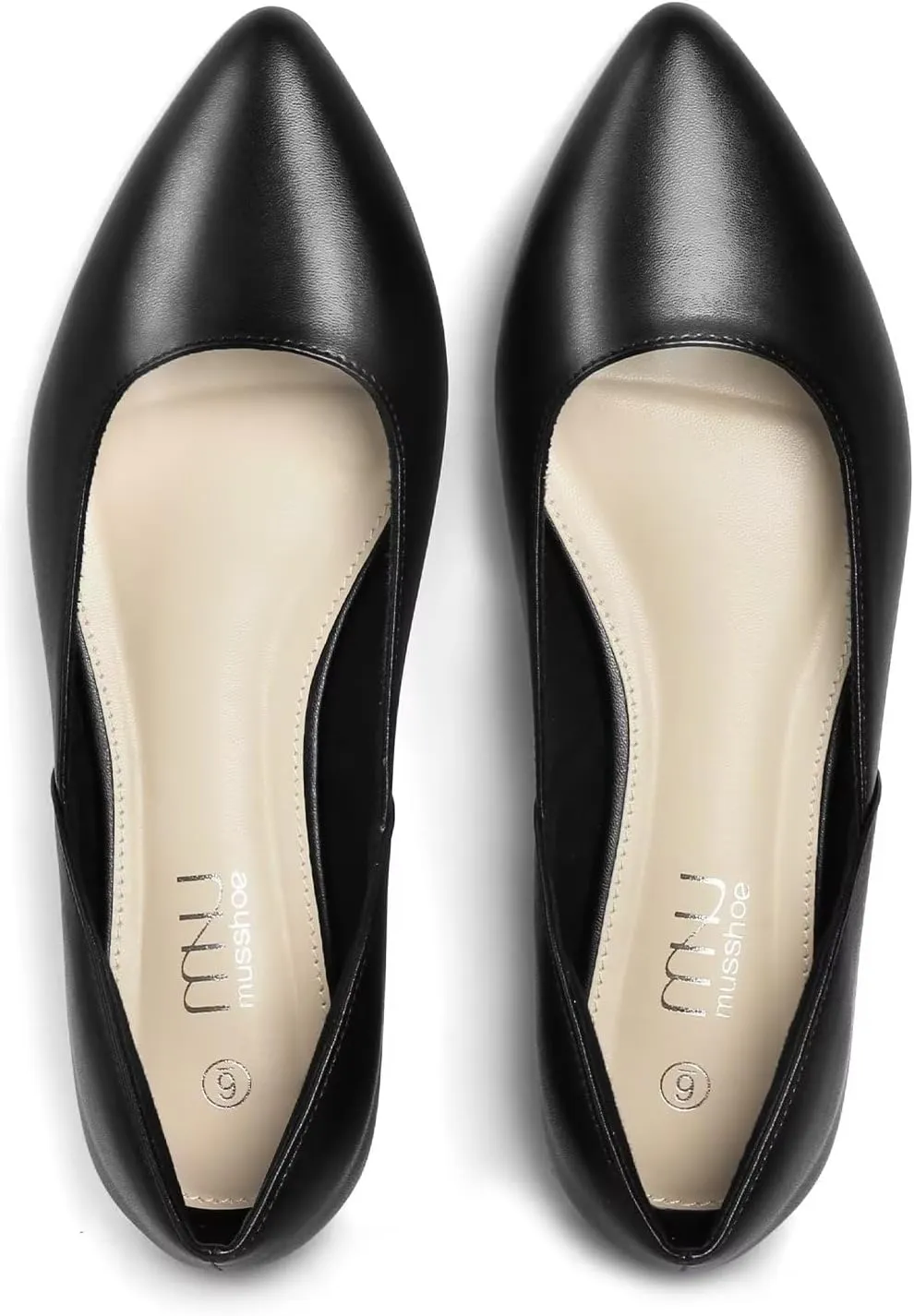 MUSSHOE Flats Shoes Women Pointed Toe Flats for Women Elegant Women's Flats