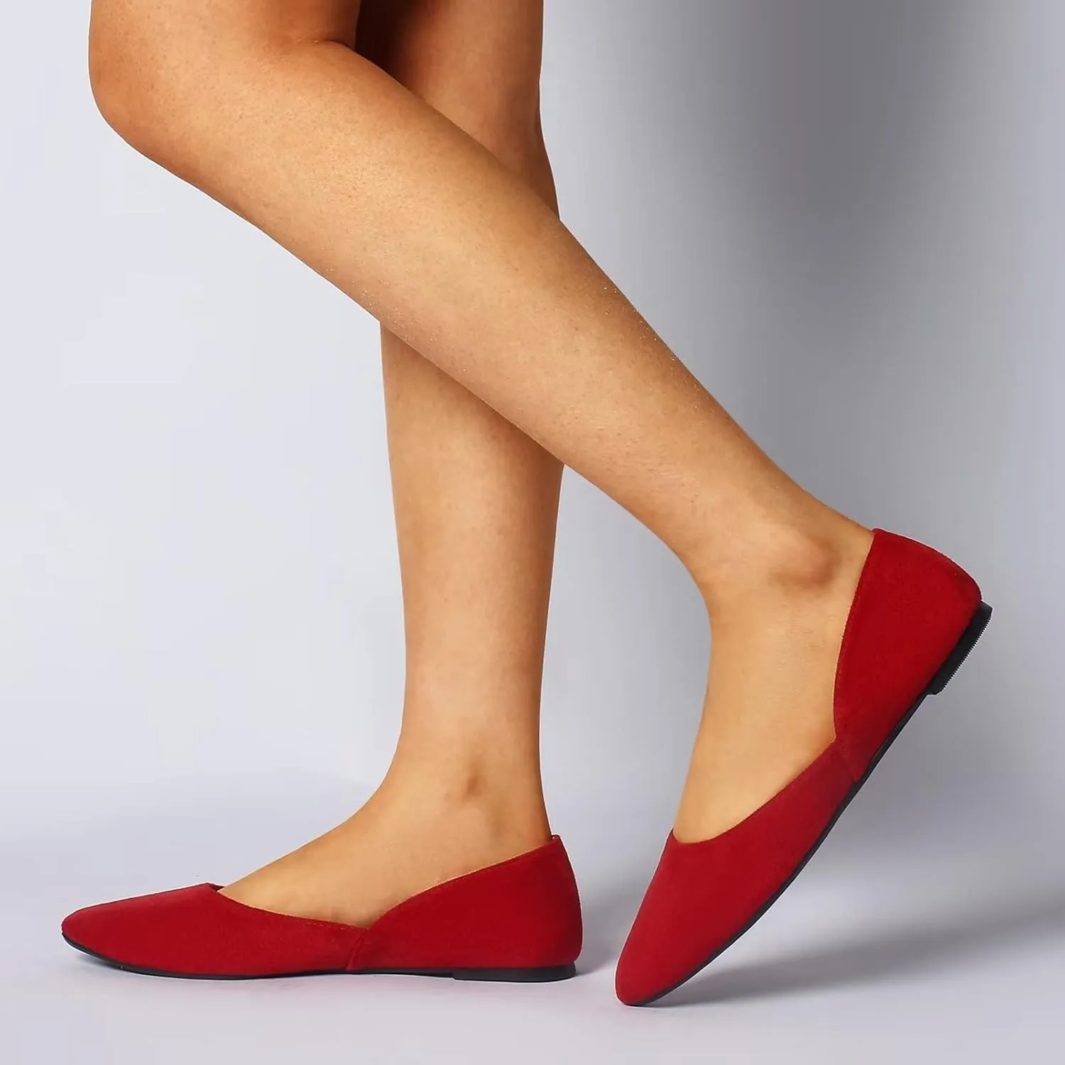 MUSSHOE Flats Shoes Women Pointed Toe Flats for Women Elegant Women's Flats