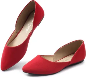 MUSSHOE Flats Shoes Women Pointed Toe Flats for Women Elegant Women's Flats