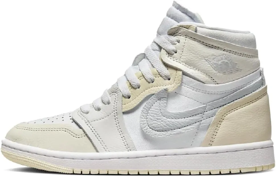 NIKE Air Jordan 1 High Method of Make Women's Shoes (FB9891-100, White/SAIL/Coconut Milk/Pure Platinum) Size 9