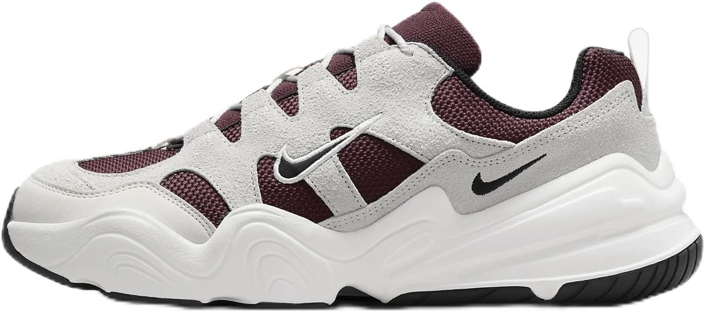 Nike Tech Hera Men's Shoes (FJ9532-600, Burgundy Crush/Platinum Tint/Summit White/Black) Size 15