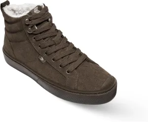 OCA Therma High Tops Suede Boots, Comfortable Shoes for Women, Lightweight & Sustainable, Versatile Casual Footwear with 100% Vegan Insoles, Rubber Soles