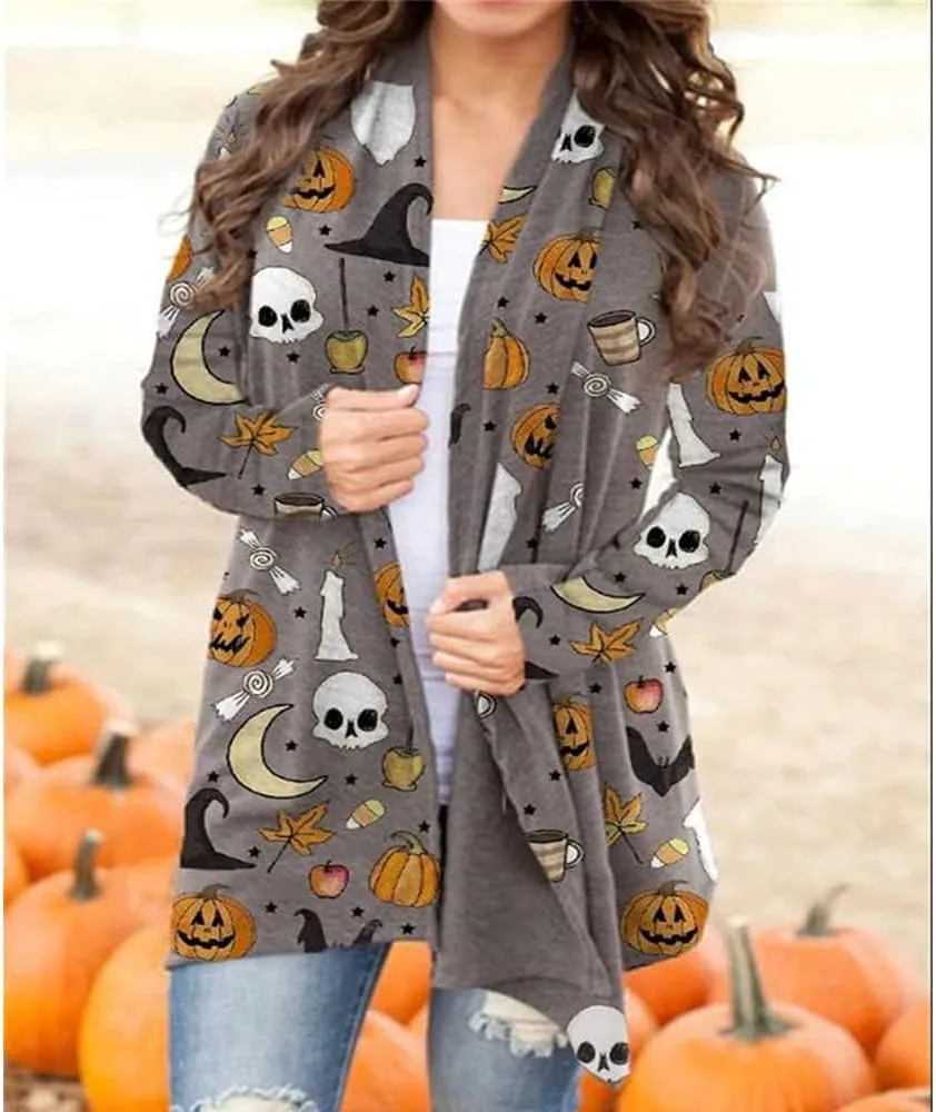 Oil Painting Shirt Van Gogh Gift Starry Night Long Open Front Cardigans for Women Long Sleeve Clothing Lightweight Sweater