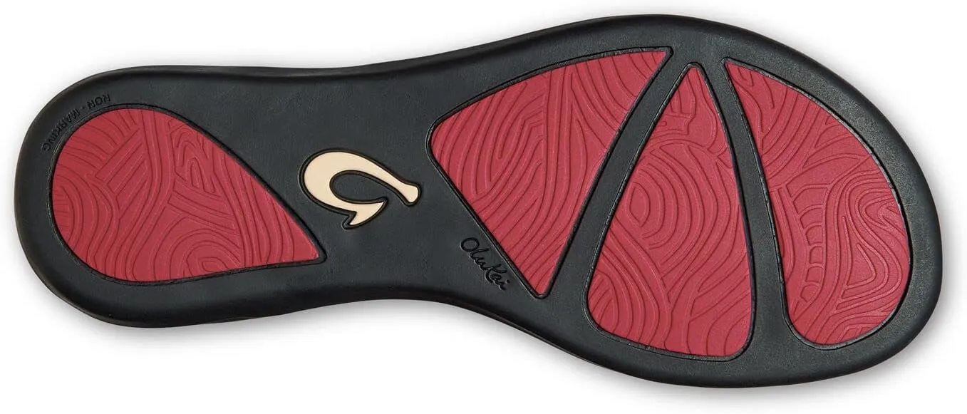 OLUKAI Ho'opio Women's Beach Sandals, Quick-Dry Flip-Flop Slides, Clean & Minimal Aesthetic, Water Resistant & Enhanced Traction, All-Day Comfort
