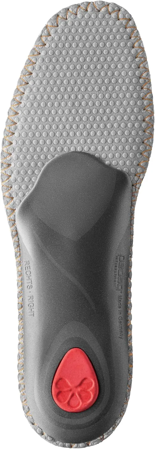 pedag Viva Outdoor | Made in Germany | Hiking Arch Support, Metatarsal Pad & Heel Cushion | Breathable Vegan Leather Insoles | Semi-Rigid | Prevents Foot Odor & Relieves Tired Feet. Size US M11/EU44