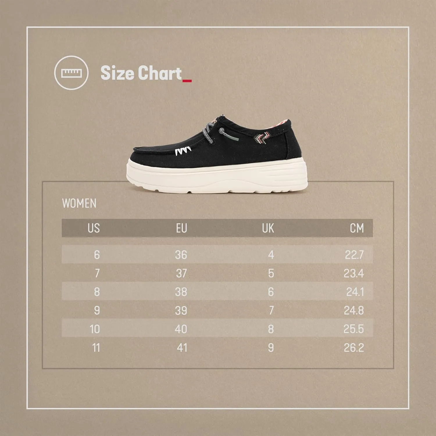 PITAS Natal Women's Boat Shoes | Comfortable Summer Loafers | Casual Slip-On Shoes for Women | Black