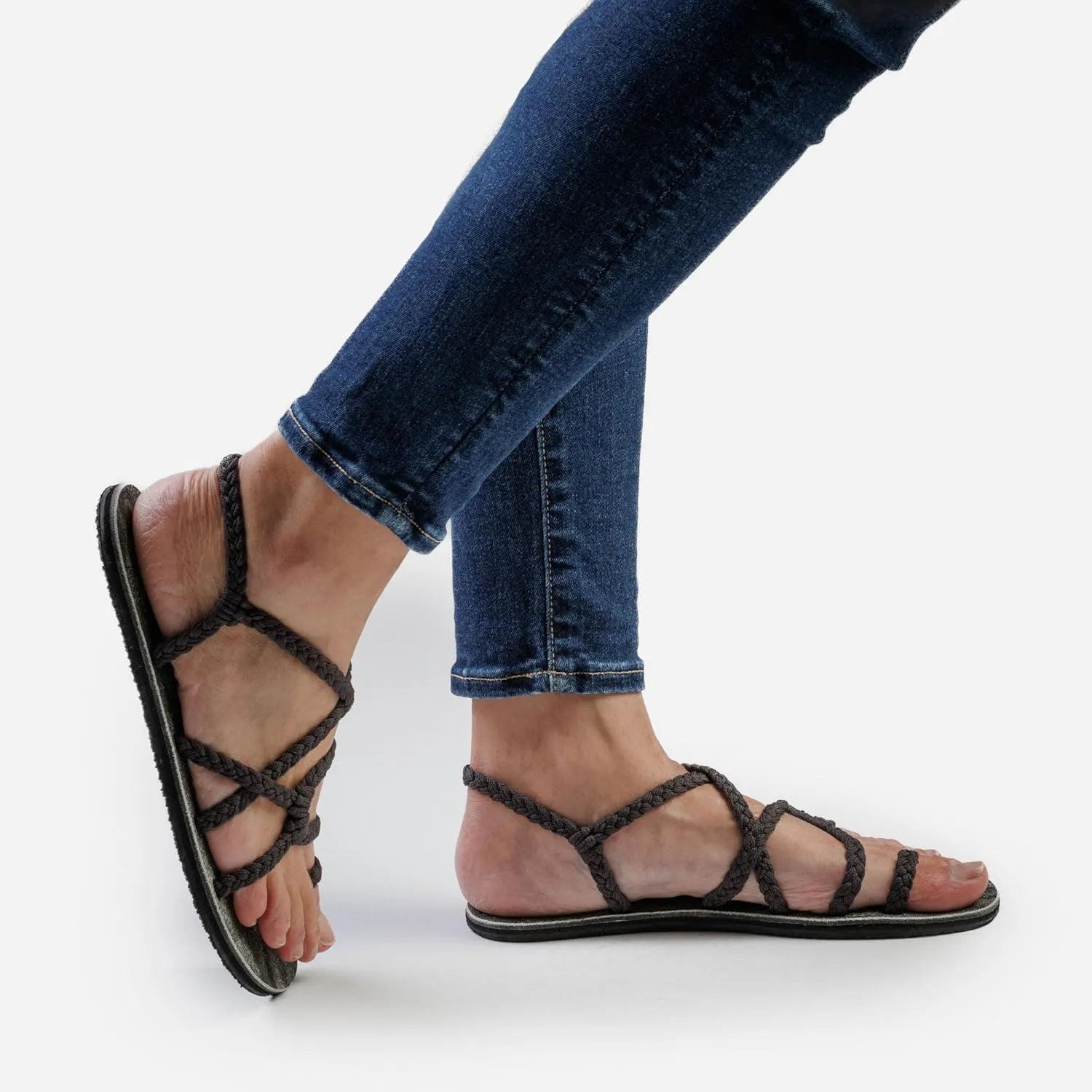 Plaka Nova Barefoot Sandals for Women – Zero Drop Minimalist Walking Sandals with Wide Toe Box, 8mm Thin Sole, Lightweight & Comfortable Fit, Adjustable Straps, Vegan Friendly