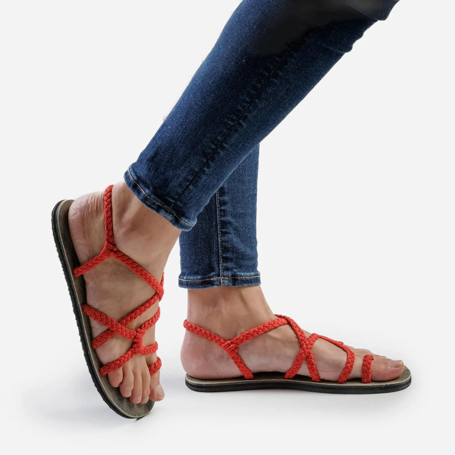 Plaka Nova Barefoot Sandals for Women – Zero Drop Minimalist Walking Sandals with Wide Toe Box, 8mm Thin Sole, Lightweight & Comfortable Fit, Adjustable Straps, Vegan Friendly
