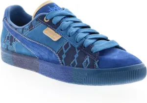 PUMA Mens Dapper Dan Clyde Pre-Game Runway Blue Lifestyle Sneakers Shoes 10