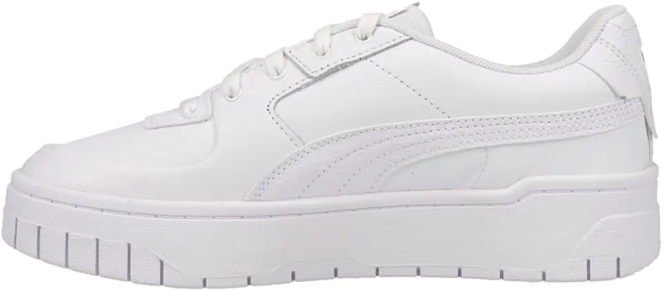 PUMA Womens Cali Dream LTH Perforated Platform Sneakers Shoes Casual - Red, White
