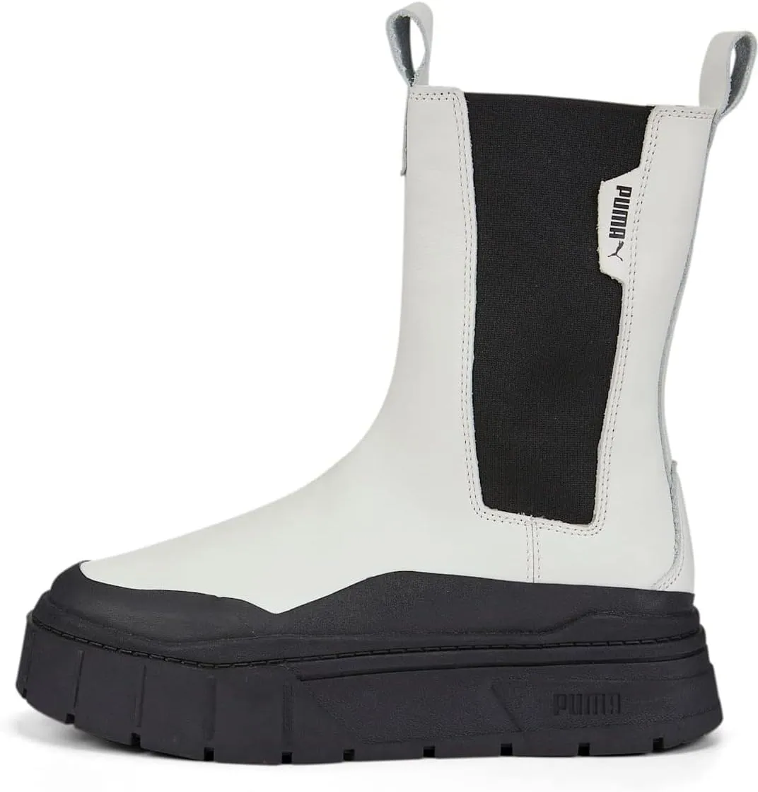 PUMA - Womens Mayze Stack Chelsea Shoes, Size: 6 M US, Color: Vaporous Gray