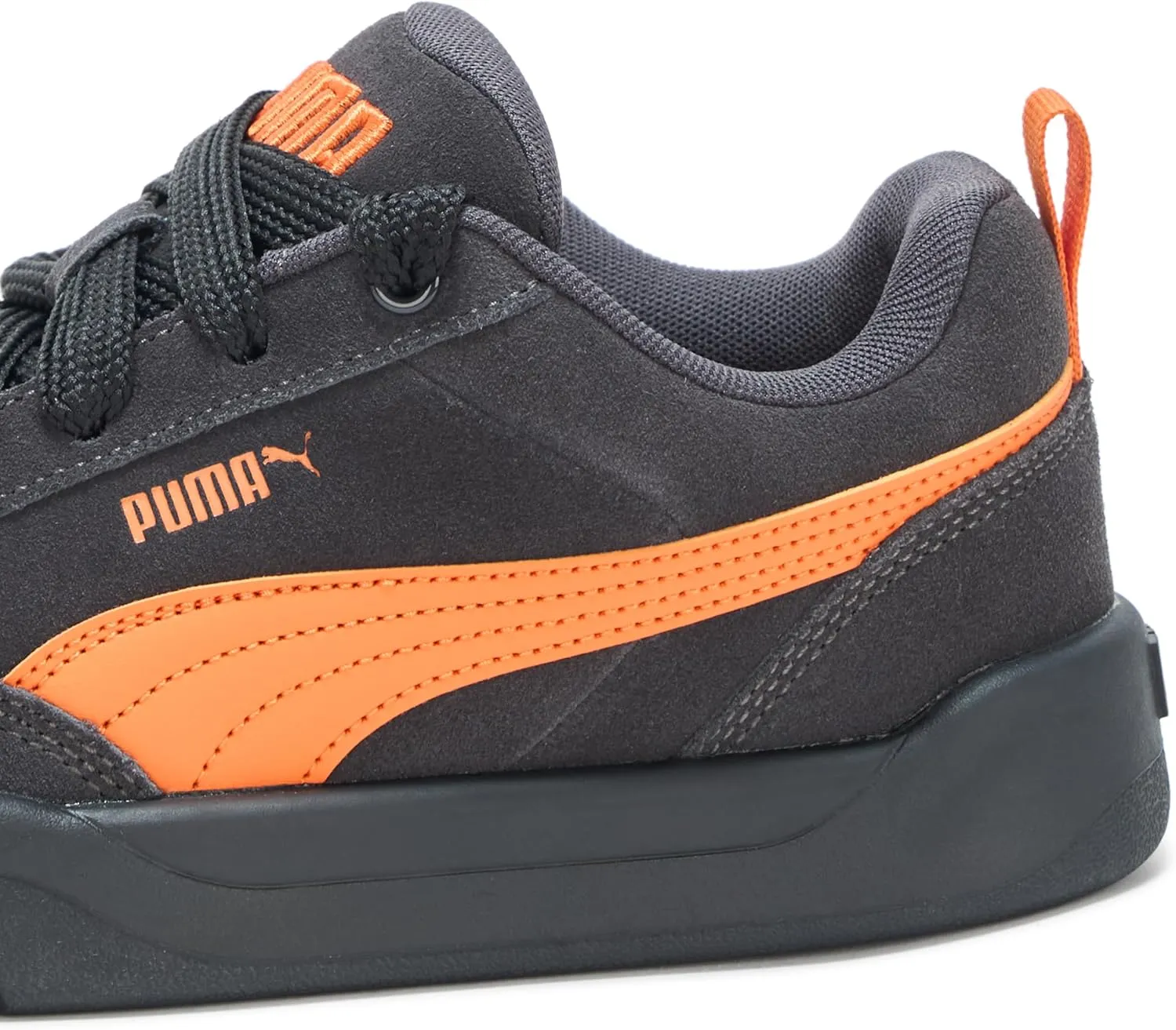 PUMA Women's Park Lifestyle Shoes, Flat Dark Gray-Maple Syrup-Black, 7